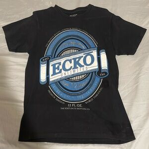 Black ecko t shirt. Size-small